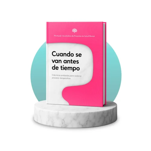 Ebook de Psicmund “Cuando se van antes de tiempo” de Psicmund, con fondo rosa y detalles de mármol.